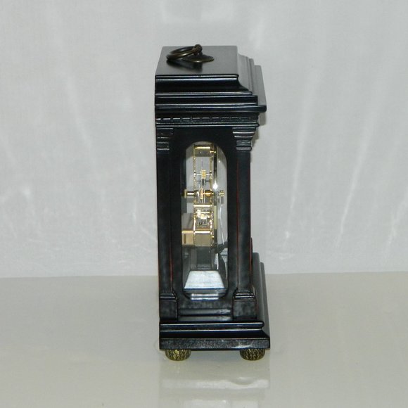 Bombay 2004 Mohogany Wood Floating Quartz Sync Clock - Picture 12 of 17